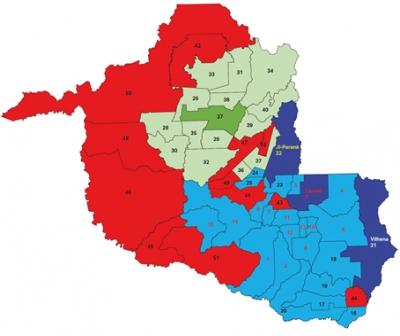 Mapa de disposição final de RSU em Rondônia (Fonte: MMA/Abetre).